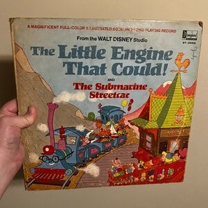 The Little Engine That Could Book and Record Vintage Album